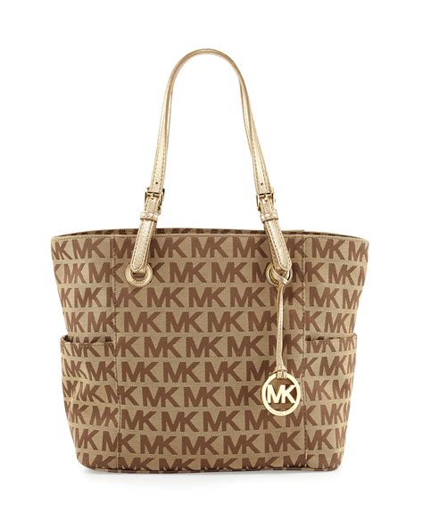 signature michael kors|michael kors signature canvas tote.